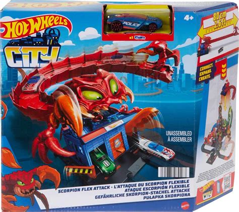 Hot Wheels Mattel City Scorpion Playset Escape The City Scorpion S Grasp With This Action