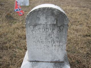 Freddie B Gresham 1883 1888 Mémorial Find a Grave