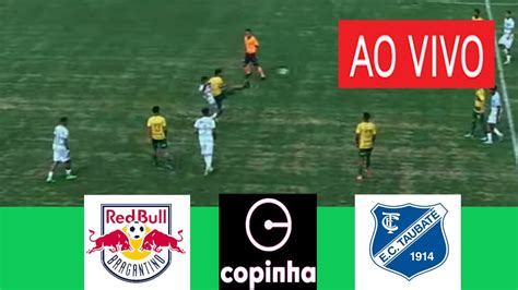 BRAGANTINO SUB 20 X TAUBATE SUB 20 AO VIVO IMAGENS I COPA SAO PAULO