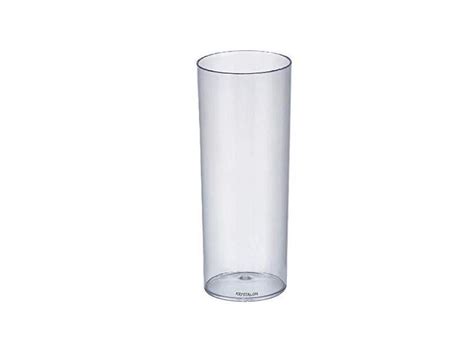 Copo De Acrílico Transparente - Kit 6 Copos Tubo 300 ml Transparente de Acrílico com o Melhor Preço é ...