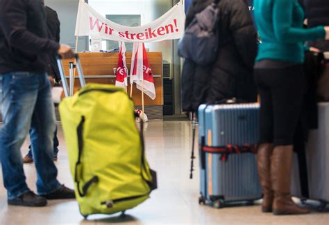 Bodenpersonal Fordert Mehr Lohn Mehr Als Fl Ge Fallen Wegen