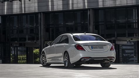 2018 Mercedes Benz S 560 E Plug In Hybrid Color Diamond White Metallic Rear Caricos