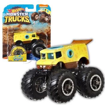 Carro Hot Wheels Monster Truck Bob Esponja 1 64 Mattel Carrinhos De Brinquedo Magazine Luiza