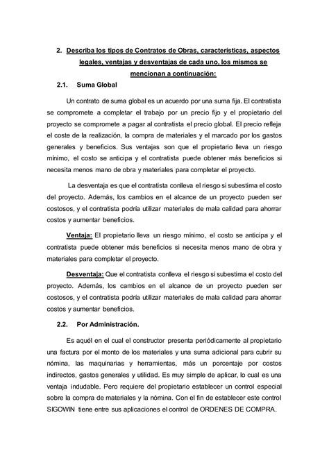 Aspectos Básicos Contrataciones de Obras PDF