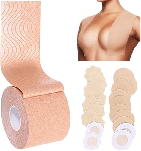 Boobs Tape Breast Lift Tape 2 X 16 And 10 Pair Disposable Round