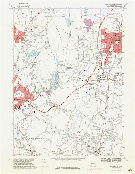 Southington Quadrangle 1972 USGS Topographic Map 1 24 00 Flickr