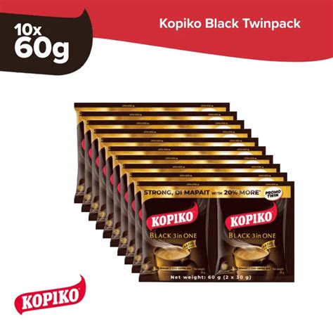 Kopiko Black 3 In 1 Promo Twin Pack 10x2x30g Lazada PH