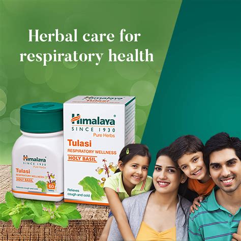 Himalaya Tulasi 60 Tablets - Relieves Cough and Cold – Himalaya ...