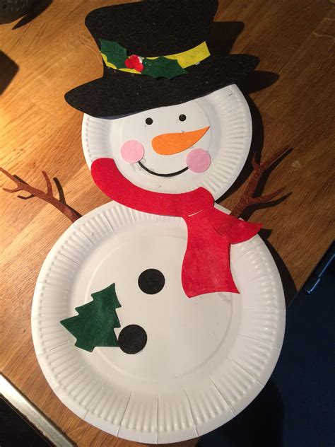 21 Easy Paper Plate Snowman Ideas For Your Kids Artofit