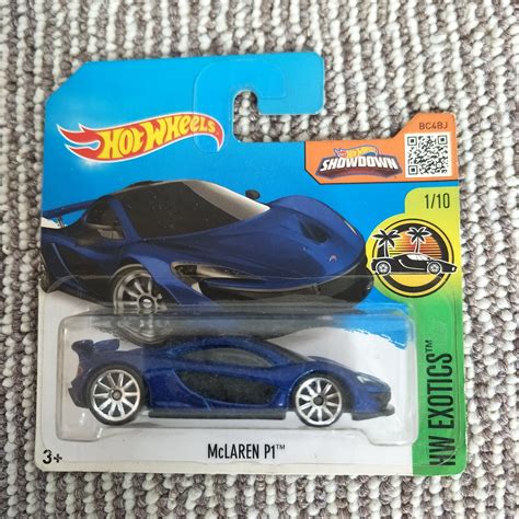 Hot Wheels Mclaren P1 Blue HW Exotics Perfect Birthday Gift Etsy