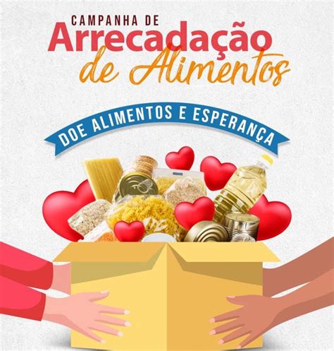 Campanha De Arrecada O De Alimentos Doe Alimentos E Esperan A