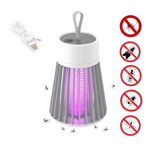 Luminaria Repelente Mata Mosquito Led Uv Eletr Nico Pernilongo Insetos