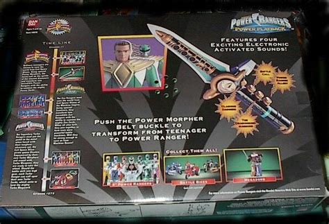 Bandai America Power Rangers Power Playback Toy Line 1999 2000