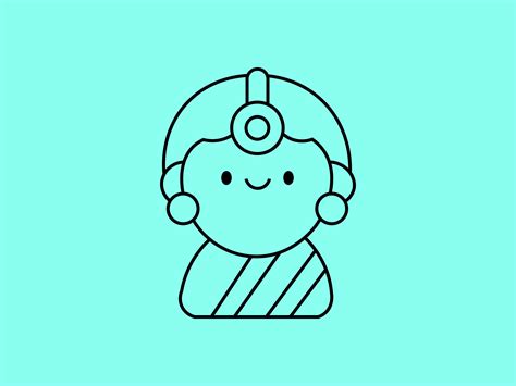 Kawaii Cultural Indian Line Background Graphic by naskaasetCreative