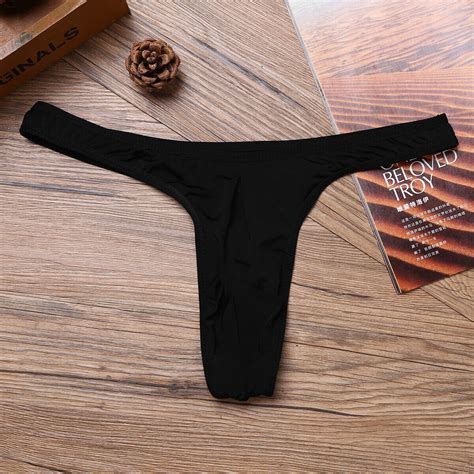 Männer Mini Slips G String Schlüpfer Bikini Tanga Unterwäsche