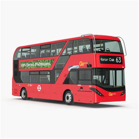 Alexander Dennis BYD 500 Electric Bus 3D Model 149 3ds Blend C4d