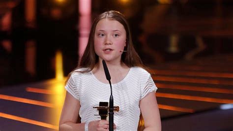 Goldene Kamera für Greta Thunberg Wir stehen an einem Scheideweg der