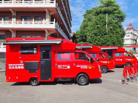 林口竹林山觀音寺捐3救災指揮車 保障桃消執勤安全