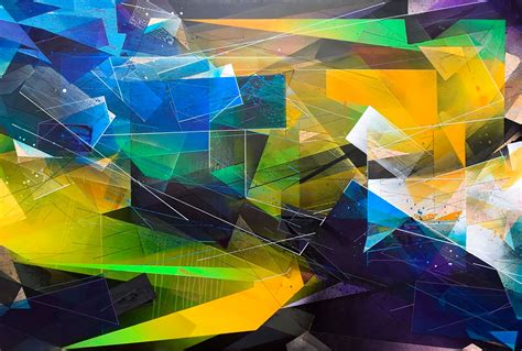 Vibrant Abstract Paintings By Bartek Swiatecki Daily Design