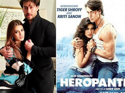 Kriti Sanon And Tiger Shroff Recreate Heropanti Pose