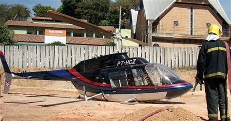 G Helic Ptero Faz Pouso For Ado Na Regi O Oeste De Belo Horizonte