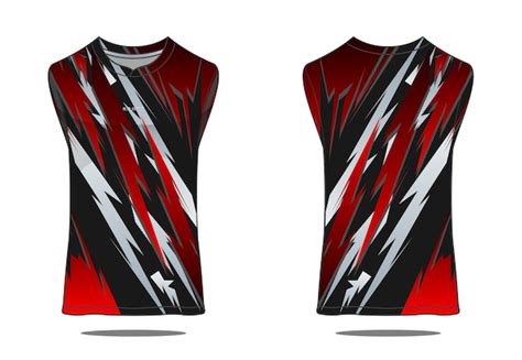 Camiseta Sin Mangas De Baloncesto Vector Premium