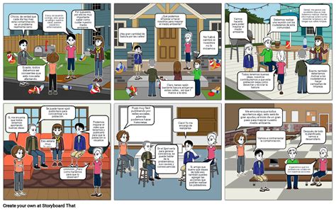 Storyboard Lucha Contra La Contaminación Storyboard