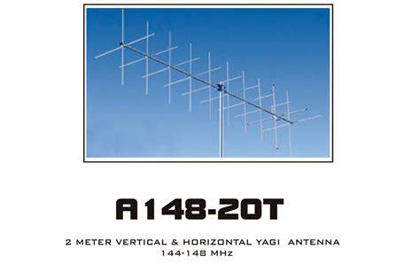 Antenne directive CUSHCRAFT A148 20T éléments crois eacu