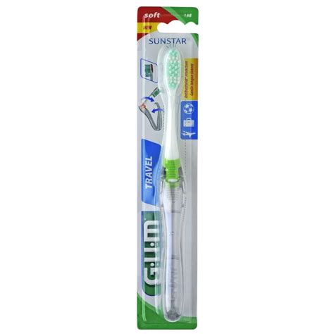 Gum Ortho Travel Brosse Dents De Voyage Souple Paraexpert Tn