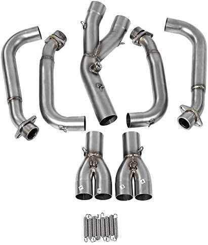 Cuque Motorcycle Full Exhaust System Vent Mm Front Pipe Motorcycle