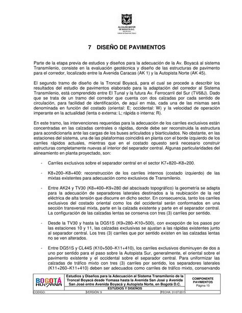 Pdf Dise O De Pavimentos Pdf Filetransmilenio Consiste En La