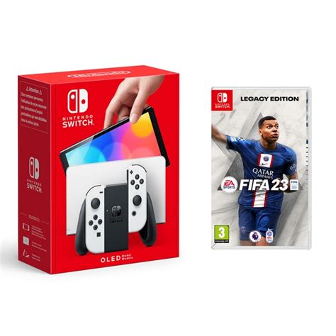 Nintendo Switch OLED White Console & FIFA 23 | Smyths Toys UK