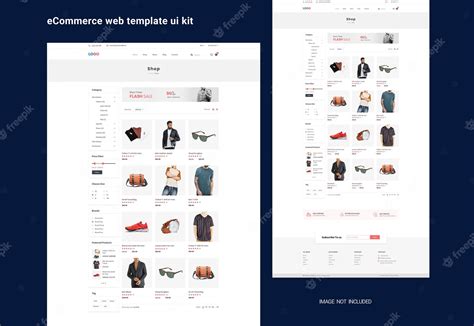 Premium Psd Ecommerce Web Template Ui Kit