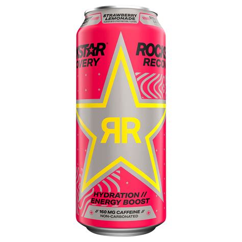 Rockstar Recovery Strawberry Lemonade Energy Drink Shop Sports