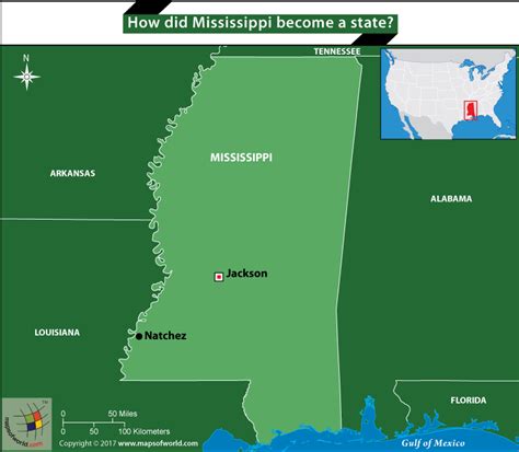 How did MS become a state? - Answers