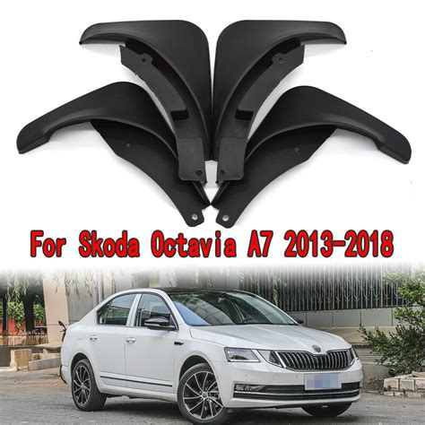 Set Car Mud Flaps For Skoda Octavia A