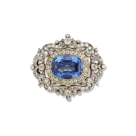 Antique Sapphire And Diamond Brooch Christies