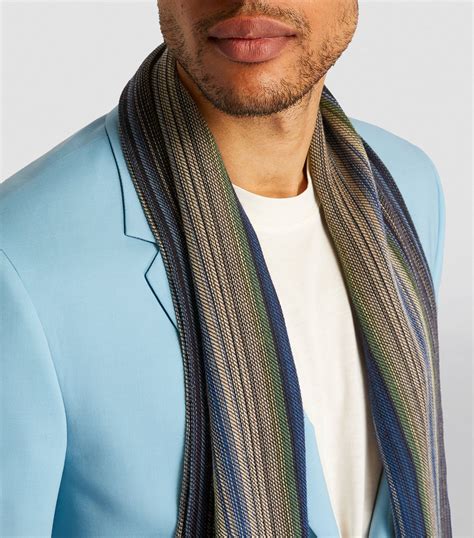 Paul Smith Virgin Wool Striped Scarf Harrods Us