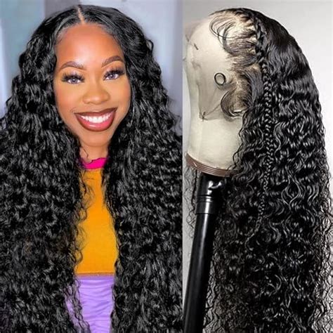 Jadeflo Water Wave 13x6 Hd Lace Front Wigs Human Hair Pre