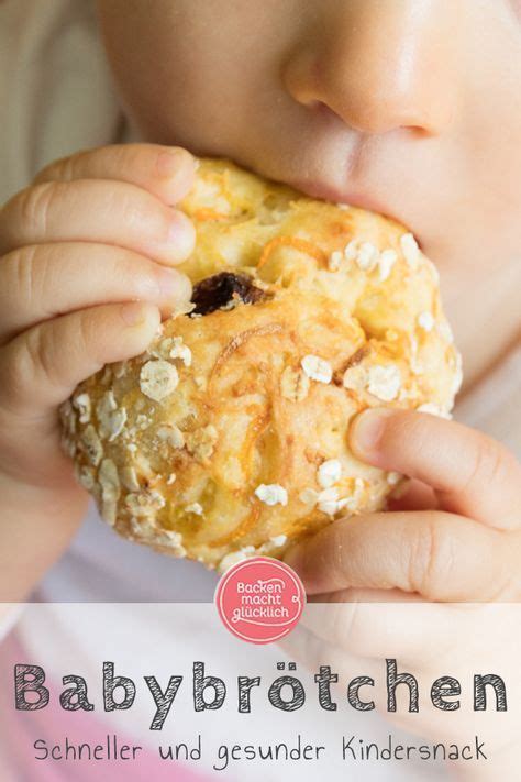 Knabber Brötchen für Kleinkinder Backen macht glücklich Rezept