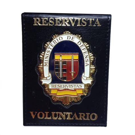 Cartera Reservista Voluntario c/Placa Serigrafiado Portadocumentos ...