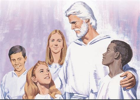 Heavenly Father Loving Children Clipart