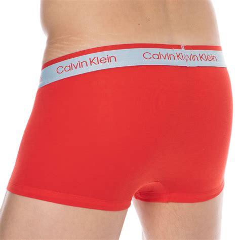 Calvin Klein Pride Cotton Trunks Red