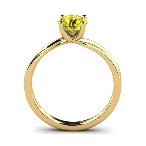 K B Forlovelsesring Bridal Choice Crt I Karat Rund Snit Gult