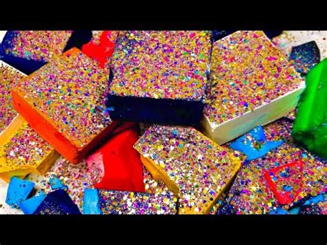 Multicolored Dyed Blocks Bsn And Crispy Soft Fresh Gym Chalk Asmr