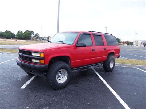 Find Used 1999 Chevrolet Suburban Ls 4x4 3rd Row Leather Lifted Tons