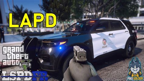 Lapd First Person Pov Patrol In A Ford Explorer Gta Lspdfr