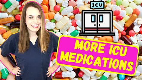 PART TWO MEDICATIONS USED IN THE INTENSIVE CARE UNIT ICU YouTube