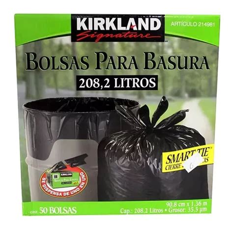 Bolsa Para Basura Kirkland Signature Piezas Mercadolibre