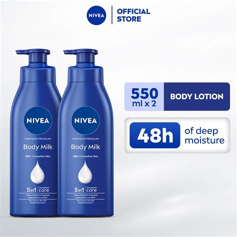 Pack Of Nivea Body Lotion Intensive Moisture Body Milk Moisturizing